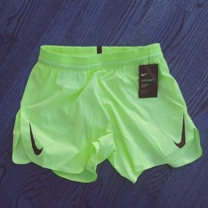 Nike Men's AeroSwift 5'' Running Shorts Lime Green